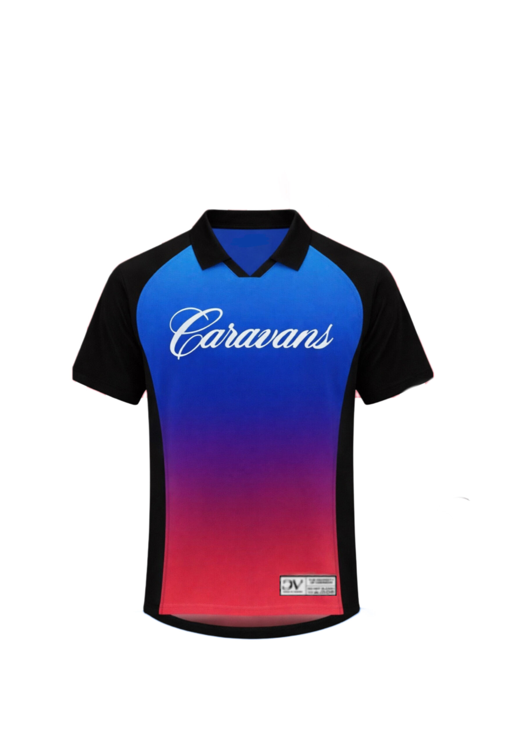Men’s Gradient Football Shirt (RedXBlue)